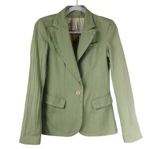 Deconstructed Philip Sitbon Sage Green Blazer Artsy Size Small